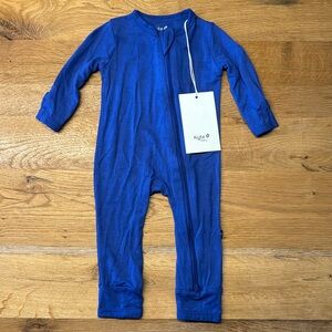 NWT Kyte Baby Zippered Romper in Royal Blue